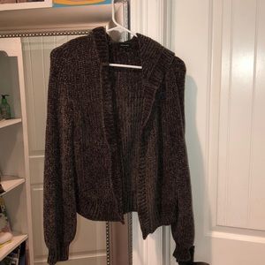 cardigan sweater with hood